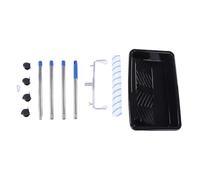 Taidda Kit de Rouleaux de Peinture de 18 Pouces, Plateau de Peinture surdimensionné, Ensemble de Rouleaux de Peinture Professionnels avec Tige D'extension, Poteaux en Acier Inoxydable