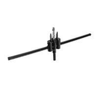Taidda Kit de Scie Cloche Réglable, Accessoire de Travail du Bois Flexible pour une Coupe Ronde Précise, pour les Amateurs de Bricolage (30-300MM)