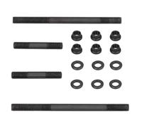 Taidda Kit D'écrous de Goujons de Culasse Robustes en Acier, écrous de Tête en Chromoly à 12 Points de Haute Précision Adaptés pour pour Rhino 660/660, Adaptés aux Modèles 2001-2007