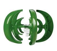 Taidda Kit D'éolienne 800 W Lanterne Durable Générateur D'axes Verticaux Taux de Production D'énergie élevé pour Bateaux et Maisons Mobiles Acier allié + Plastique (24V)