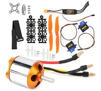 Taidda Kit Moteur Hélicoptère RC 2217 KV1250 avec Servo SG90 9g pour de Meilleures Performances, ESC 40A adapté aux Amateurs de RC
