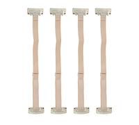 Taidda Les Bandes de Lifting Blanches Réglables Empêchent le Relâchement cutané pour Les Femmes, Lot de 4 Sangles de Levage élastiques pour une Peau Jeune, Adaptées au Maquillage Quotidien