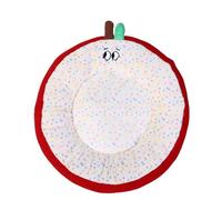 Taidda Lit Rond Confortable en Peluche pour Animal de Compagnie, Lit d'hiver Doux pour Chien et Chat avec Rembourrage Supplémentaire pour Plus de Chaleur, Endroit de Couchage