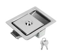 Taidda Loquet de Boîte à Outils pour Camping-car en Acier Inoxydable 304, Serrure de Boîte à Outils pour Camion à Montage encastré avec 2 Clés pour Camping-car, Camions, Remorques,