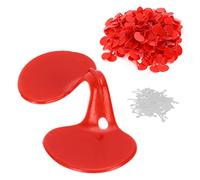 Taidda Lunettes Anti-picage pour Petits Poulets, pour Prévenir Les Picotements et Les Infections, 100 Pièces pour Ferme de Poulets (Faisceau Unique Moyen)