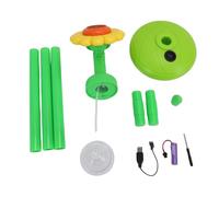 Taidda Machine à Bulles Automatique, Batterie Rechargeable, Tournesol, Souffleur de Bulles pour Enfants, Mariage en Plein Air, Matériau ABS (Yellow)