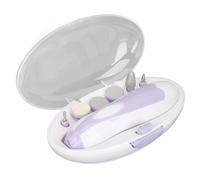 Taidda Machine de Meulage électrique Portative D'ongle 6 Têtes Machine Rotative à Grande Vitesse de Perceuse à Ongles pour L'usage à la Maison Violet