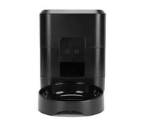 Taidda Mangeoire Automatique pour Animaux de Compagnie Connectée WiFi, Conception Polyvalente, Distributeur de Nourriture Sèche Facile à Utiliser pour Les Parents d'animaux Occupés (Black)