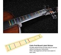 Taidda Marqueur de Doigt de Frette de Violoncelle avec Adhérence Durable pour les Débutants, Pratique Facile, Options de Taille 4/4-1/8, Amélioration des Compétences, Applicable aux Amateurs de (3/)