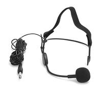 Taidda Microphone Casque Dynamique Jack 6,35 Mm pour Guitare WH20TQG, Microphone Directionnel Anti-Bruit pour Chant PC KTV, Câble 5 M, Matériau ABS