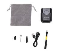 Taidda Mini Gonfleur de Pneu de Vélo électrique, Gonflage Rapide pour Cycliste, Portable en Alliage (Black)