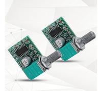 Taidda Mini Module D'amplificateur de Puissance Numérique 5V, Module D'amplificateur 2x3W de Haute qualité, Carte pour les Amateurs de Musique, 2 Pièces