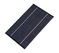 Taidda Mini Panneau Solaire Portable en Polysilicium 4.2W 12V, pour Bricolage, Chargeur de Batterie, Pompes à Eau Solaires, Ventilateurs