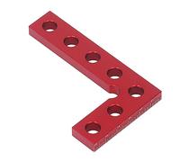 Taidda Mini Petit Outil de Recherche de Centre carré, Alliage D'aluminium Durable Résistant à la Rouille, Règle Carrée à 90 Degrés pour les Charpentiers Travaillant le Bois, Rouge