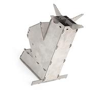 Taidda Mini Poêle à Bois Détachable, Poêle à Fusée Pratique en Acier Inoxydable pour la Cuisine en Plein Air