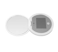Taidda Miroir Cosmétique UV Professionnel Double Face Grossissant 2X avec Caméra UV pour Test de Protection Solaire, Miroir de Maquillage de Voyage Portable pour Femme, Matériau ABS