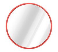 Taidda Miroir de Circulation Convexe Grand Angle, visibilité Sécurisée pour la sécurité du Garage et les Angles Morts PC Rouge 8 Pièces (30cm)