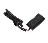 Taidda Moto Adaptée pour Jauge de Température D'eau Ultra Fine, Boîtier ABS de Haute Précision, Compteur de Température D'eau pour Modification DC12 V, Compteur de Numérique étanche pour (BLUE)