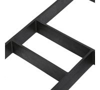 Taidda Moule à Béton Solide et Durable, Fabricant de Chemins de Pavage pour Jardin, Bricolage pour Allées de Chaussée, Patios, Zones de Pique-nique, Matériau PP Noir Réutilisable