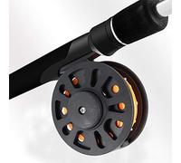 Taidda Moulinet à Mouche en Plastique Durable avec Lignes Main Gauche Droite pour Les Amateurs de Pêche Orange GLA7/8 5/6 (GLA7/8)
