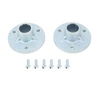 Taidda Moyeu de Roue D'essieu Arrière 23T à 3 Goujons, Essieux de Moyeu Gauche Droit avec Vis pour Quad Moto ATV Go Kart Pneus de 5 Pouces