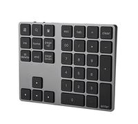 Taidda Numéro Keypad pour Ordinateur Portable, Clavier avec Coussin de Numéro Noir 34 Touches Mini Numpad sans Fil Nombrandaire de Clavier USB Pad pour PC