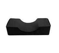 Taidda Oreiller D'extension de Cils en Velours en Mousse à Mémoire de Forme en Forme de U pour Maquillage de Greffage de Salon de beauté, avec Poches Latérales, Noir, 19,7 X 7,9 X 4, Pouces