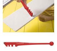 Taidda Outil à Main Durable de Roue de Coupe-verre pour une Coupe en Douceur sans Huile, Outil de à Main en Alliage D'acier au Carbone Portable Rouge de 5,1" pour les Amateurs de Bricolage