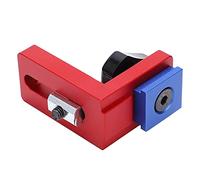 Taidda Outil de Connecteur de Rail de Travail du Bois en Alliage D'aluminium, Butée de Rail à Onglet pour Standard en Forme de T, Installation Facile pour les Amateurs de Menuiserie, 1,9 X 2,3 X 1,2