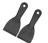 Taidda Outil de Spatule D'imprimante 3D pour Lit Chaud en Résine avec Résistance au Glissement Améliorée pour Protéger les Autocollants et les Lits Chauds, 2 Pelles en ABS Noir de 7,0 X 3,0 Pouces
