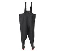 Taidda Pantalon Wader Respirant et Imperméable avec épissure de Soudage à Chaud pour la Pêche, PVC tricoté Noir, Accessoires de Pêche en Plein Air (Taille 42)
