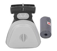 Taidda Pelle à Déjections Canines Portative pour Chien, Petite et Légère, étend 50% D'espace en Plus avec Sac Poubelle pour Un Rangement Facile et Un Nettoyage des dégâts. (Grey)