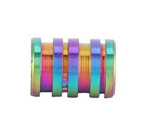 Taidda Pendentif de Couteau en Alliage de Titane TC4, Performance Stable, Relaxation de Tension Musculaire pour Lanière de Couteau, Cordon de Parachute (COLOR)