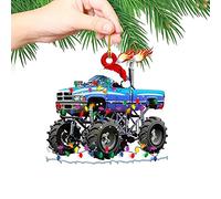 Taidda Pendentif de Voiture en Bois Brillant, Ornements Suspendus pour Arbre de Noël, Cadeau de Noël Idéal pour les Enfants, Décorations de, Fournitures de Fête D'hiver (Taiddaufyp8czqtg-10306242)