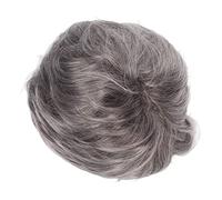 Taidda Perruque Synthétique Courte Grise pour Hommes, Résistante à la Chaleur, pour Costume Glamour de Vieil Homme, Concerts de Fête, Cadeau D'halloween