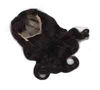 Taidda Perruque Synthétique Longue Bouclée Marron foncé pour Enfants, Perruque élégante Résistante à la Chaleur pour Enfants Filles, Accessoires de Photographie