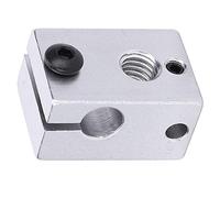 Taidda Pièces D'imprimante 3D Bloc Chauffant en Métal Bloc Chauffant Durable pour Accessoire D'imprimante Standard Paquet de 5 pour Fournitures Industrielles