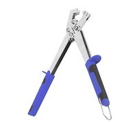 Taidda Pince à Sertir Professionnelle en Acier, Pince à Poinçonner à Poignée Durable pour la Fixation de Goujons Métalliques sans Vis pour L'installation de Cloisons Sèches