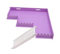 Taidda Plate-Forme de Support pour Hamster, échelle de Moulage par Injection Durable, Favorise l'exercice, Stimulation Mentale pour Souris, Cochon d'Inde, Chinchilla (Type M)