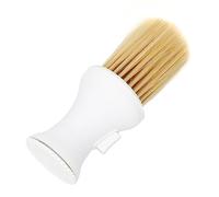 Taidda Plumeau pour le Cou, Brosse de Coiffure, Stockage de Poudre Douce pour Utilisation en Salon, Portable ABS Blanc 5,7x1,8 Pouces (WHITE)