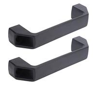 Taidda Poignée de Traction Industrielle en Nylon pour Machine-outil, Surface Lisse, Diamètre du Trou de Montage de 8,5 Mm, 2 Pièces pour Machine à Souder, Onduleur, Noir (150mm)