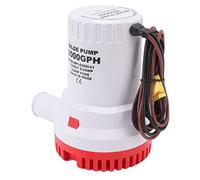 Taidda Pompe de Cale Submersible DC Vidange pour Bateau 2000 GPH - Fonctionnement Fluide - Idéal pour les Submersibles Marins Silencieux - Construction en Plastique Durable (12V)