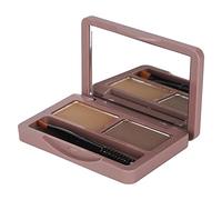 Taidda Poudre à Sourcils Longue Durée, Imperméable et Résistante à la Transpiration, Maquillage Naturel pour un Aspect Délicat des Sourcils, Brosse en Spirale, 2,5 G X 2, Couleur thé Chaud pour un