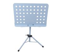 Taidda Pupitre de Partitions à Hauteur Réglable, Portable et Pliable pour Guitare, Violon, Pupitre Professionnel Robuste en Métal ABS pour Orchestres de Musiciens, D'orchestre (BLUE)