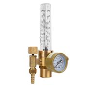 Taidda Réducteur de Pression D'Argon Débitmètre de Gaz Durable pour Soudage TIG Soudage MIG, PC + Laiton pour Connecteur 0-3500 PSI CGA580 pour Bouteille de Gaz de à L'arc TIG Argon