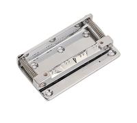 Taidda Remplacement de Plaque de Pont de Mandoline à 8 Cordes en Métal pour un Excellent Jeu de Mandoline et une Longue Durée de Vie, Matériau en Métal argenté, pour les Amateurs de