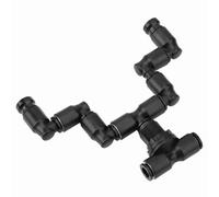 Taidda Réservoir D'arrosage pour Reptiles, Brumisateur, Système D'aquarium Réglable à 360 ° pour Forêt Tropicale | Effet de Pulvérisation Fine | Augmenter l'humidité | Plastique Noir 1 Buse