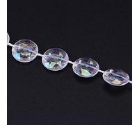 Taidda Rideau de Perles en Acrylique Transparent de 10mm, Décoration Scintillante, Artisanat de Bricolage pour une Réception de Mariage élégante (Couleur AB)