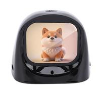 Taidda Robot de Tableau de Bord de Voiture Intelligent AI, Compagnon Interactif pour Enfants avec Surveillance de L'état de la Voiture en Temps Réel, Gadget de Discussion Amusant (Black)