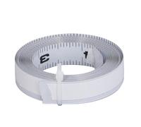 Taidda Ruban à Mesurer Auto-adhésif en Acier au Carbone de 12 Pieds pour une Mesure Précise sur un établi pour L'artisanat, le Travail du Bois, Ruban à Mesurer Collant